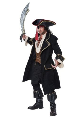 Men S Deluxe Pirate Captain Costume