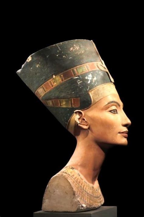 Bust Of Queen Nefertiti The Most Vivid Artifact From The