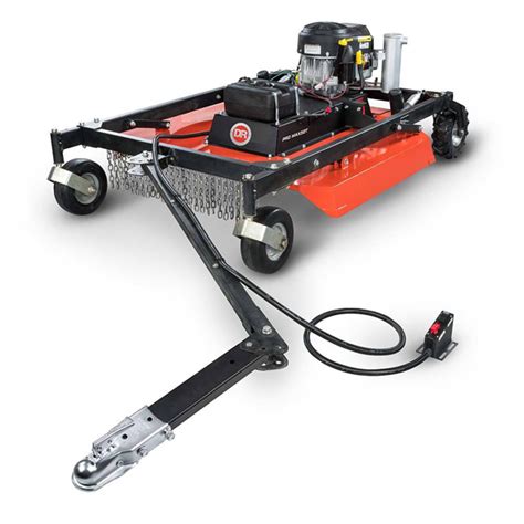 dr power tow  field brush mower pro max