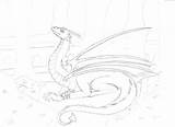 Smaug Coloring Pages Uncolored Deviantart Template sketch template