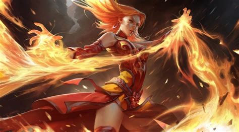 b31 lina inverse set dota 2 game poster hd print on silk art huge wide home deco 24x42 inch in