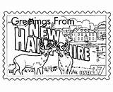 Coloring Hampshire Pages State Pennsylvania States Nh Stamp Usa Print Printables Go Next Back Getcolorings Printable sketch template