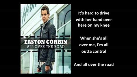 [lyrics On Screen] All Over The Road Lyrics Easton