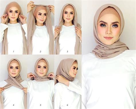 Tutorial Hijab Bella Square Simple