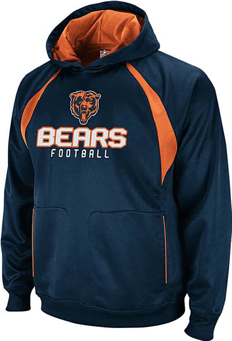 chicago bears pro set mens hoody sweatshirt  reebok chicago bears