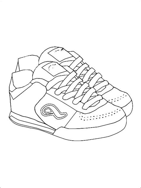 printable tennis shoe coloring pages coloring nike shoe sneaker