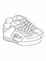 Coloring Sneaker Nike Shoe Pages Tennis Shoes Kleurplaat Sheets Sportschoenen Kleurplaten Kleding Printable Colouring Color Getcolorings Mooie Getdrawings Print Drawing sketch template