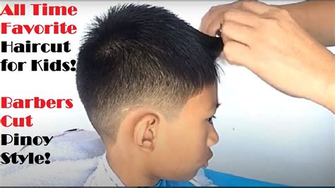 Filipino Style Barbers Cut Short Taper Fade Haircut Tutorial