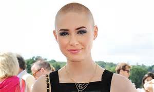 karen gillan still turns heads as she shows off her newly shaved do at