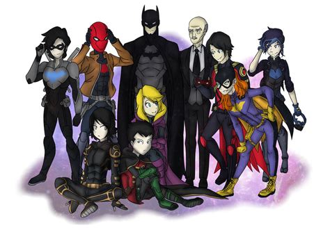 bat family  solidifyart  deviantart