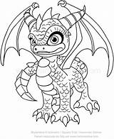 Spyro Skylanders Colorir Dragon Reignited Trilogy Cartonionline Impressão Stampare sketch template