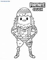 Fortnite Cluck Coloriage Pioupiou Coloringonly sketch template