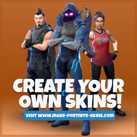 create    custom fortnite skins   easy