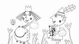 Ben Holly Coloring Pages Kingdom Little Drawing Printable Getdrawings Getcolorings Print sketch template