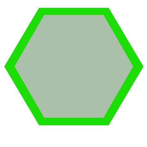 printable hexagon template