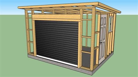 wood shed roll  door shed roof wood shed shed
