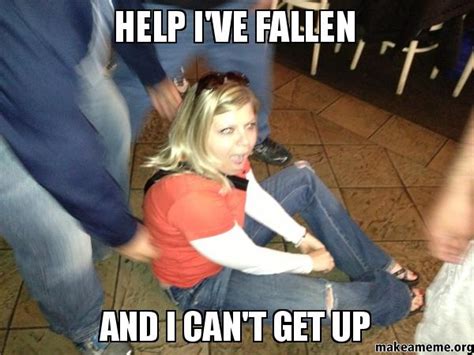 help i ve fallen and i can t get up make a meme