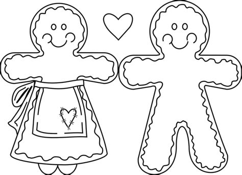 gingerbread woman colouring pages page  gingerbread man coloring