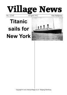 titanic worksheets titanic titanic facts titanic history