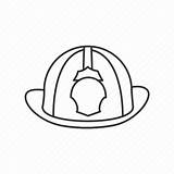 Helmet Fireman Fire Icon Hat Fighter Drawing Iconfinder Getdrawings Work sketch template