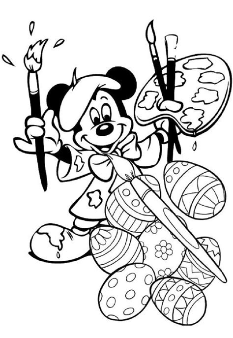mickey mouse easter coloring pages check   httpcoloringareas