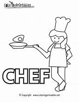 Chef Coloring Pages Printable Cooking Worksheets Educational Colouring Kids Color Little Print Sheets Baking Chefmaster Activity Thank Fun Jobs Coloringprintables sketch template
