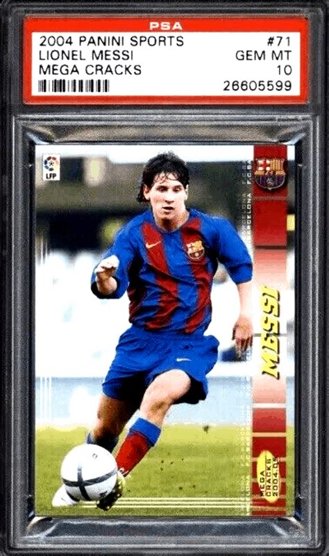 essential lionel messi rookie cards investment outlook