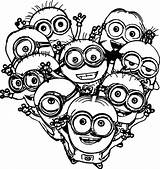 Minions Drawing Minion Coloring Pages Purple Printable Getdrawings Evil sketch template