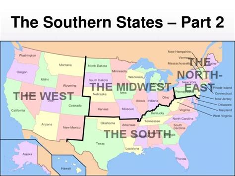 southern states part  powerpoint    id