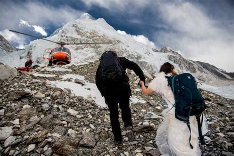 Mt Everest Wedding Popsugar Love Uk Photo 47