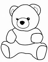 Ourson Coloriage Ours sketch template