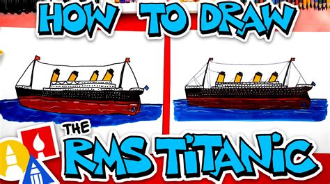 draw  rms titanic art  kids hub