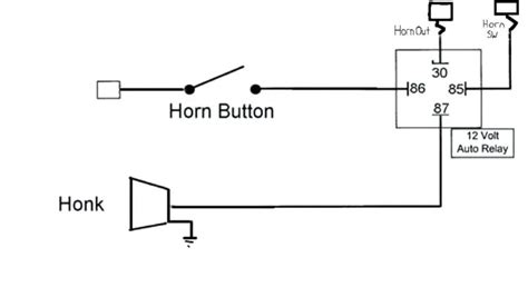 wiring car horn diagram wiring diagram data horn relay wiring diagram cadicians blog