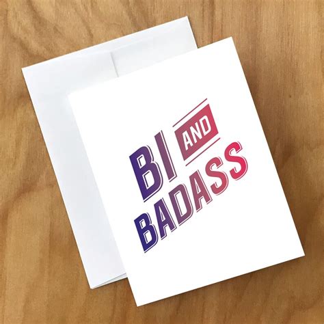 Bisexual Encouragement And Support Greeting Card Bisx4crd Etsy
