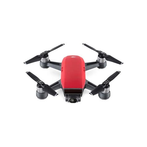dji spark mini drone red tech cart