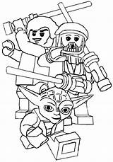 Yoda Master Pages Coloring Printable Getcolorings Lego Wars Star Color sketch template