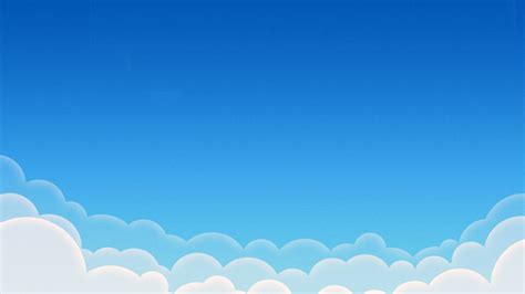 free download clouds illustration ppt backgrounds template