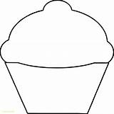 Muffin Cupcakes Entitlementtrap Clipartmag sketch template
