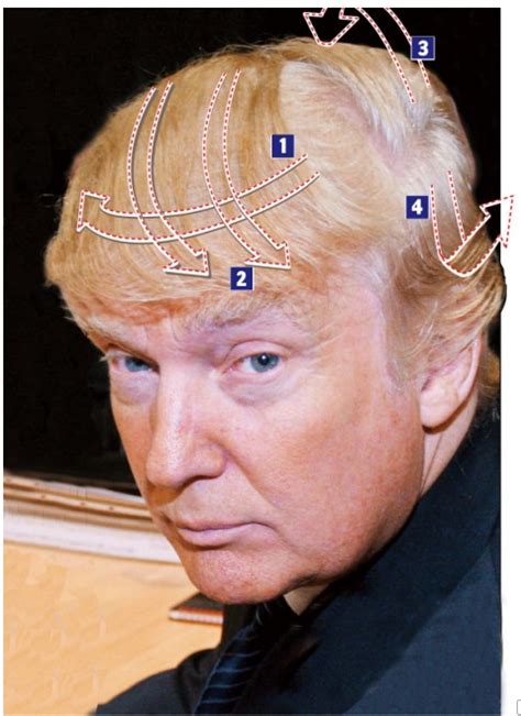 anorak news donald trumps hair style    president