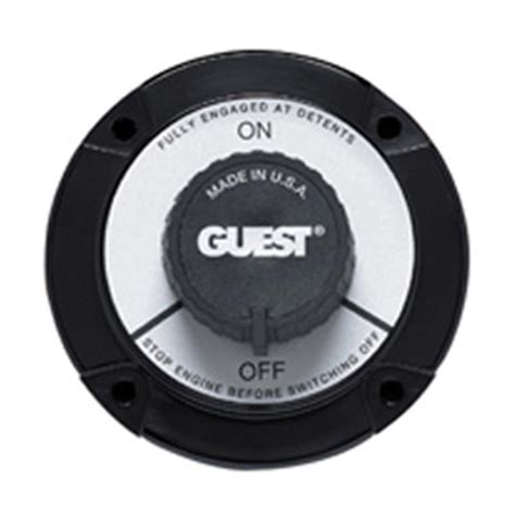 guest battery   switch black  boat electrical