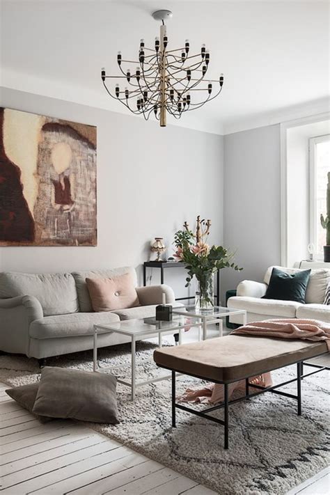 light  stylish scandinavian living room idea  designs