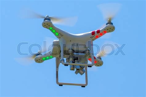 bottom view   drone flying   stock image colourbox