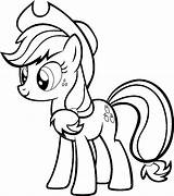 Pony Little Drawing Outline Ponies Clipartmag sketch template
