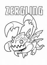 Coloring Starcraft Blizzard Livro Zergling Estou Vocês sketch template