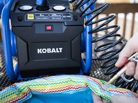 kobalt portable electric air compressor    lowes regularly