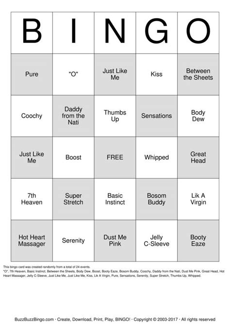 pure romance bingo cards to download print and customize