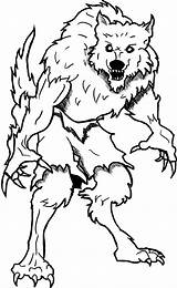 Werewolf Older sketch template