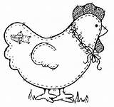 Chicken Coloring Pages sketch template
