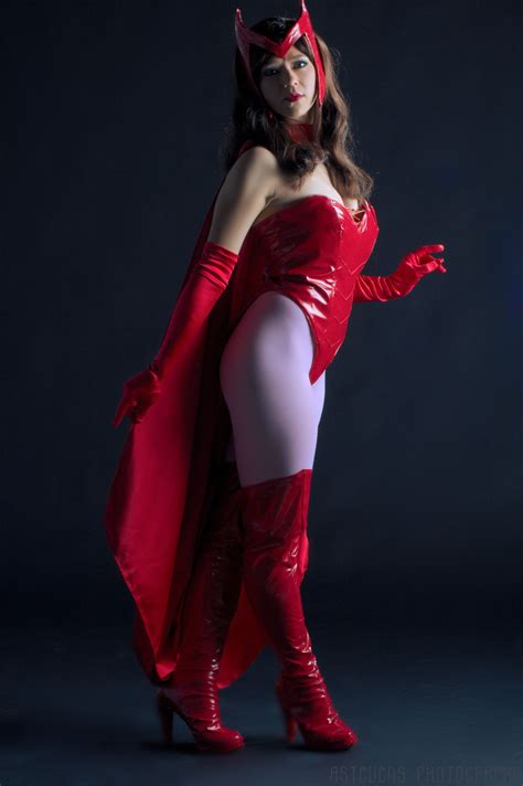 scarlet witch from avengers the by holly gloha