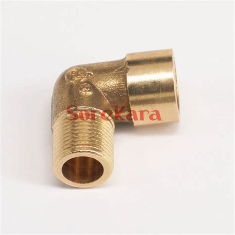3 4 Bsp Female To 1 2 Bsp Male Brass Elbow Pipe Fitting Connector Ebay
